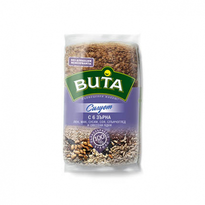 Хляб Вита Силует С 6 Зърна 400г