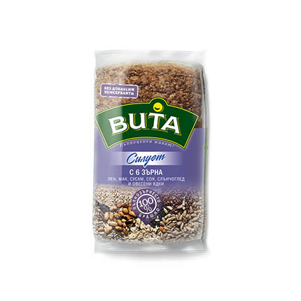 Хляб Вита Силует С 6 Зърна 400г Хляб Вита Силует С 6 Зърна 400г