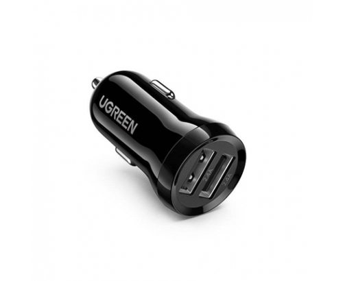 Зарядно за кола Югрийн 2*USB A 24W Черно Зарядно за кола Югрийн 2*USB A 24W Черно