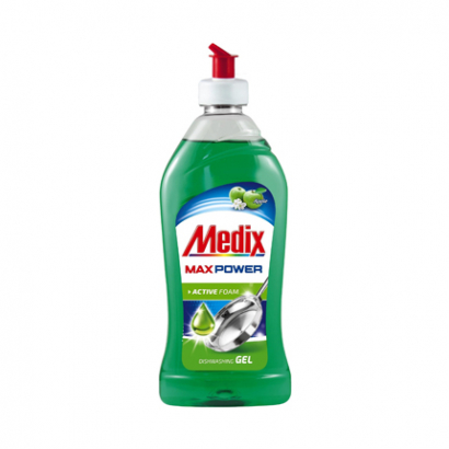 Препарат за съдове Медикс Макс Пауър 415мл Ябълка