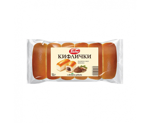 Козуначени кифлички Тимс 250г Шоколад Козуначени кифлички Тимс 250г Шоколад