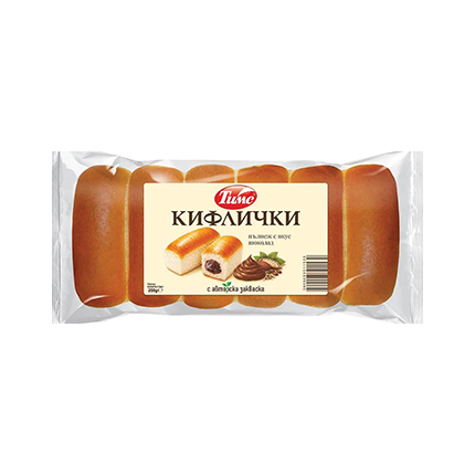 Козуначени кифлички Тимс 250г Шоколад