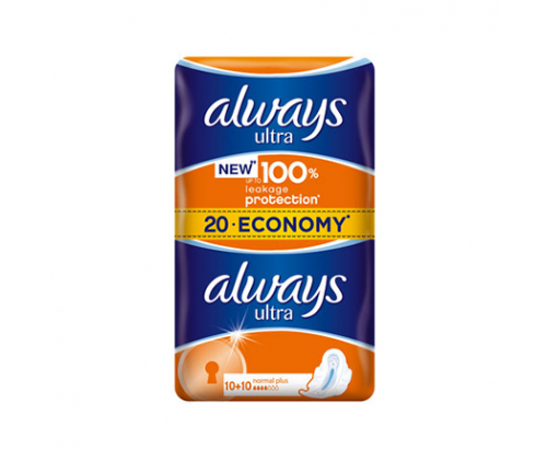 Дамски превръзки Олуейз Ултра Дуо 2х10бр Нормални Дамски превръзки Олуейз Ултра Дуо 2х10бр Нормални