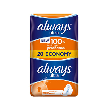 Дамски превръзки Олуейз Ултра Дуо 2х10бр Нормални Дамски превръзки Олуейз Ултра Дуо 2х10бр Нормални