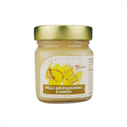 Мед Тръвна 240г С джинджифил и лимон