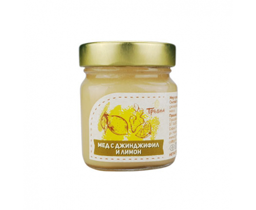 Мед Тръвна 240г С джинджифил и лимон Мед Тръвна 240г С джинджифил и лимон