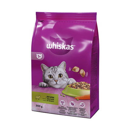 Храна за котки Уискас 300г Суха Агнешко
