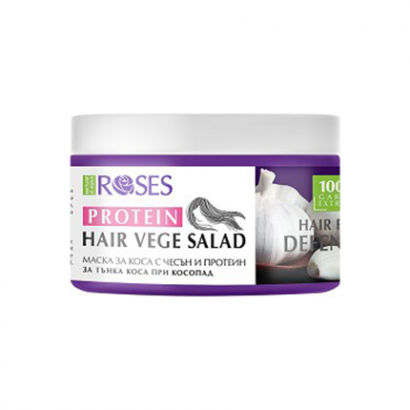 Маска за коса Роза Нейчър Салата 350мл С екстракт от чесън