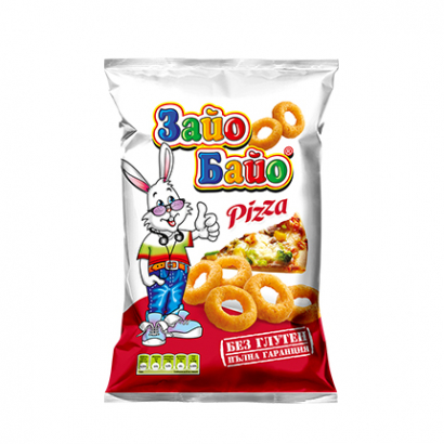 Пшенични пръчици Зайо Байо 55г Пица