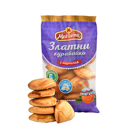 Златни курабийки Медовина 250г с мамалад Златни курабийки Медовина 250г с мамалад