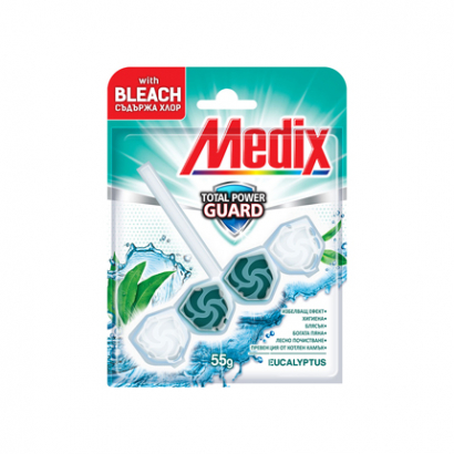 Ароматизатор за тоалетна Медикс 55г Евкалипт