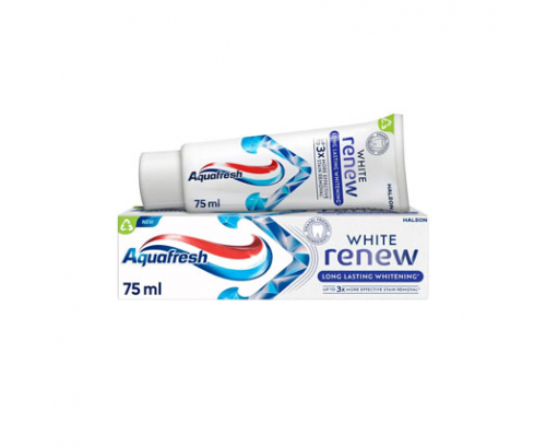 Паста за зъби Аквафреш 75мл Уайт Реню Лонг ластинг Паста за зъби Аквафреш 75мл Уайт Реню Лонг ластинг