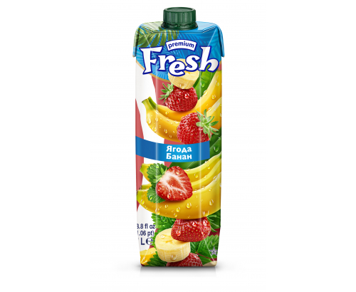 Фреш Премиум 1л Ягода и банан Фреш Премиум 1л Ягода и банан