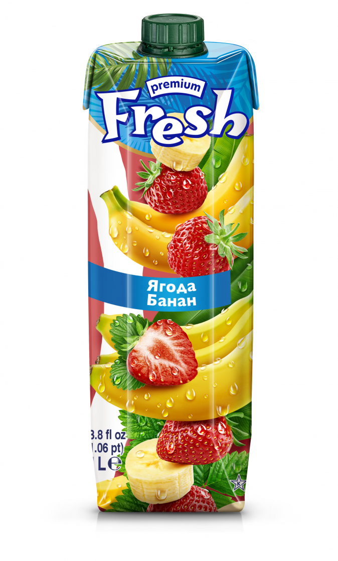 Фреш Премиум 1л Ягода и банан