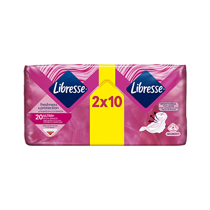 Дамски превръзки Либрес Дуо 2х10бр Нормални Дамски превръзки Либрес Дуо 2х10бр Нормални