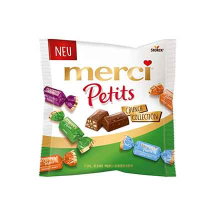 Шоколадови бонбони Мерси Петит 125г Хрупкава Колекция