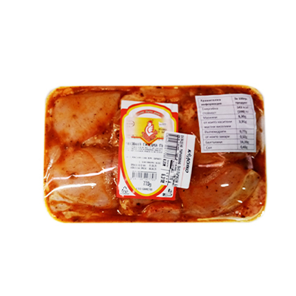 Маринована пилешка пържола от бут Пименс Тарелка ≈600г