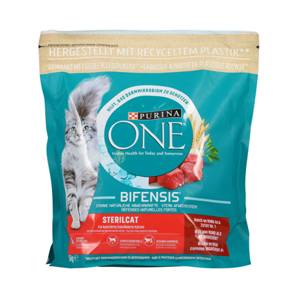 Храна за котки Пюрина Стерил 800г Телешко и пшеница