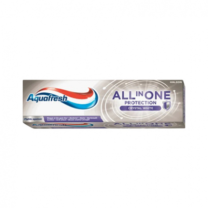 Паста за зъби Аквафреш Всичко в едно 75мл Кристал Уайт