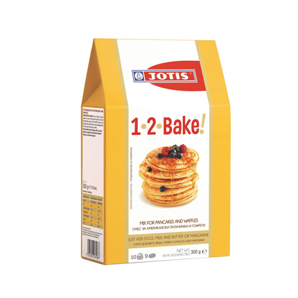 Суха смес за американски палачинки и гофрети Йотис 300г Суха смес за американски палачинки и гофрети Йотис 300г