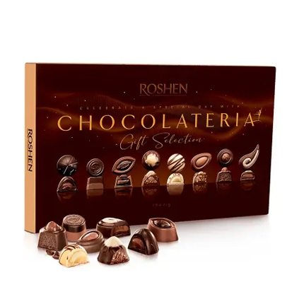 Шоколадови бонбони Рошен 194г 24бр Шоколатерия