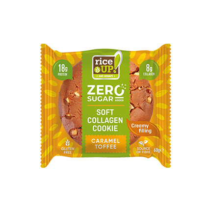 Бисквита Райс Ъп колаген 60г Тофи карамел