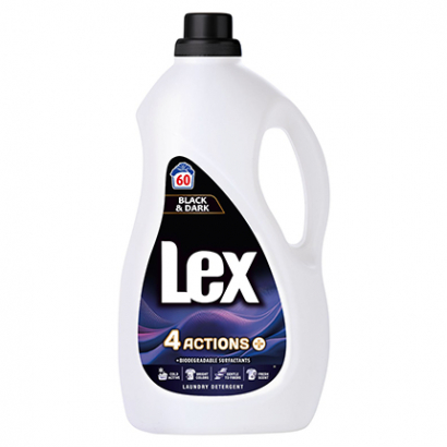 Гел за пране Лекс 3л Черни и тъмни дрехи