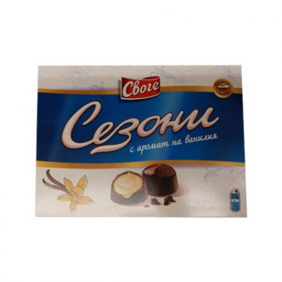Шоколадови бонбони Сезони 160г Ванилия