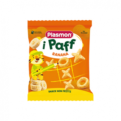 Хрупанки Пласмон Паф 15г 12М+ Банан