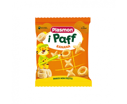 Хрупанки Пласмон Паф 15г 12М+ Банан Хрупанки Пласмон Паф 15г 12М+ Банан