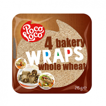 Тортила питки Поко Локо 245г Пълнозърнести