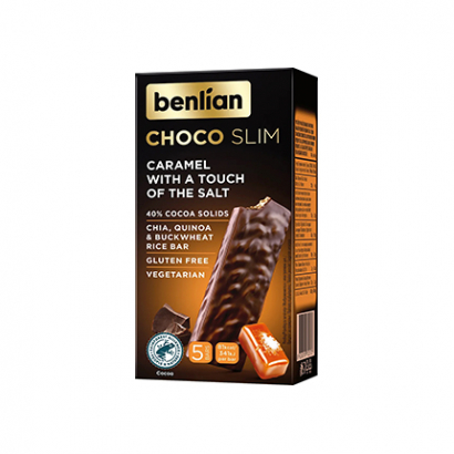 Безглутеново барче Бенлиан Шоко Слим 80г Солен карамел