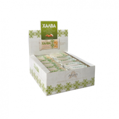 Халва Арина 60г Кафява нуга с кокос и фъстък