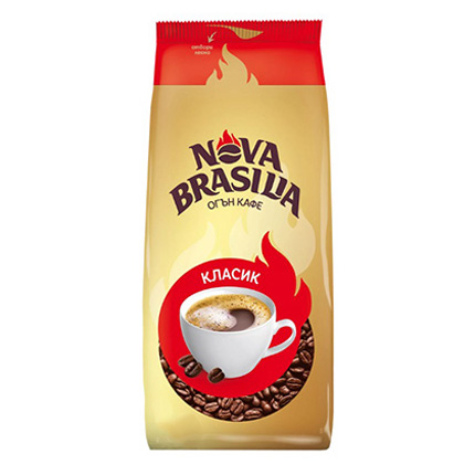 Кафе на зърна Нова Бразилия 900г Класик