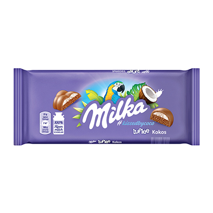 Шоколад Милка 100г Бабъл кокос