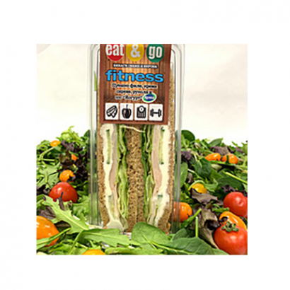 Триъгълен сандвич Ийт енд Го Делукс Фитнес Пуешко филе