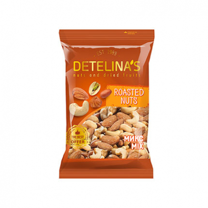 Печен микс с шам фъстък Детелина 250г