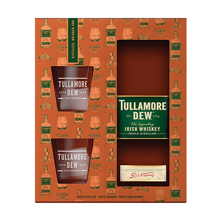 Уиски Тюламор Дю 700мл + 2 чаши Уиски Тюламор Дю 700мл + 2 чаши