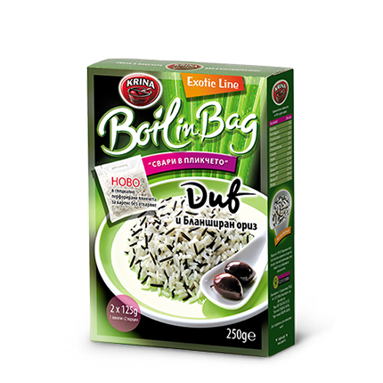 Ориз Крина 250г Див и Бланширан в торбичка