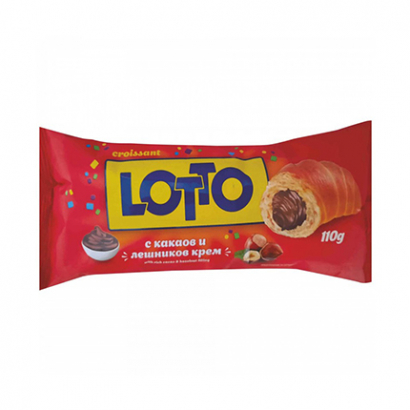 Кроасан Лотто 110г Какао и лешник
