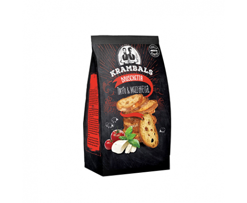 Брускети Крамбалс 70г Домат и моцарела Брускети Крамбалс 70г Домат и моцарела