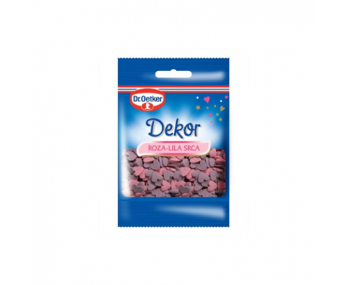 Декорация за сладкиши Д-р Йоткер 10г Сърца Декорация за сладкиши Д-р Йоткер 10г Сърца