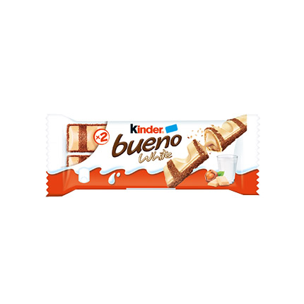 Десерт Киндер Буено 44г Бял Десерт Киндер Буено 44г Бял
