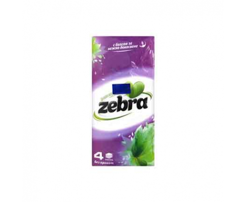 Носни кърпички Зебра 9бр С балсам Носни кърпички Зебра 9бр С балсам