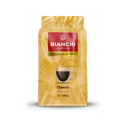 Кафе на зърна Бианчи Фамилия Д'оро 250г Класик