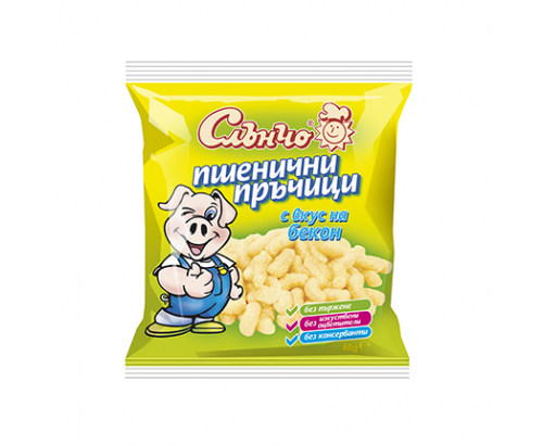 Пшенични пръчици Слънчо 30г Бекон Пшенични пръчици Слънчо 30г Бекон