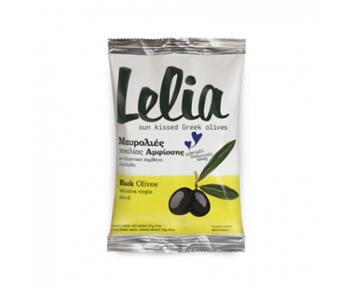 Маслини Лелиа 250г Черни със зехтин Маслини Лелиа 250г Черни със зехтин