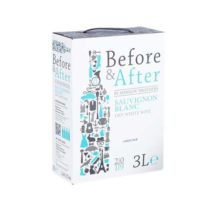Вино Бифор Енд Афтър 3л Совиньон Блан Вино Бифор Енд Афтър 3л Совиньон Блан