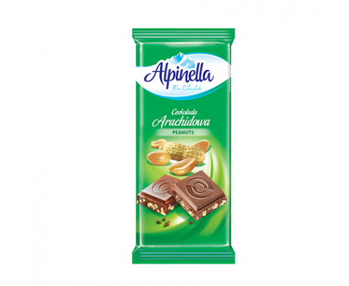 Шоколад Алпинела 100г Млечен с фъстък