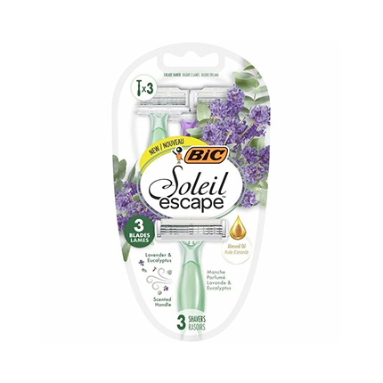 Еднократна самобръсначка Бик Солей Ескейп 3бр с 3 ножчета Лавандула Еднократна самобръсначка Бик Солей Ескейп 3бр с 3 ножчета Лавандула